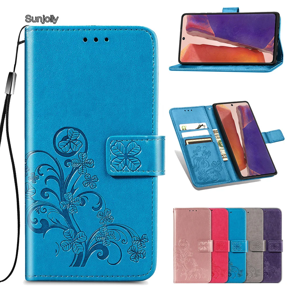 Чехол Sunjolly Grass для OPPO A92 A72 A52 Find X2 Lite/NEO с подставкой кошелек флип-чехол чехол