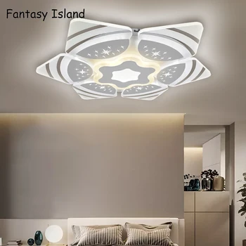 

Surface Mounted Chandelier LED Ceiling Chandelier Ultra-thin Indoor Lighting White Living Room Bedroom Dining Fixture