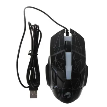 

1200DPI Wired Gaming Mouse USB 3 Buttons LED Optical Mice for PC Laptop Gamer Notebook Computer for Office Home Use B36A