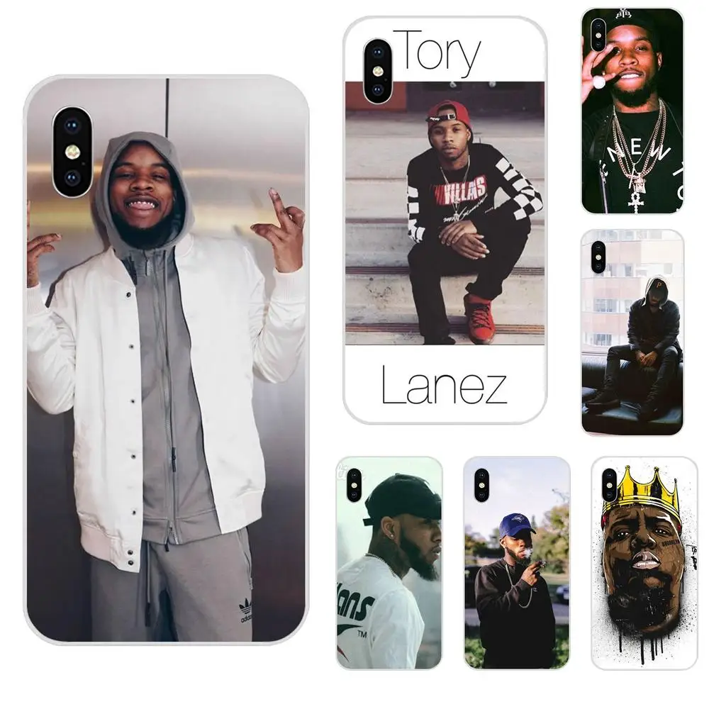 

For Apple iPhone X XS Max XR 4 4S 5 5C 5S SE 6 6S 7 8 Plus Soft Silicone TPU Transparent Fashion Tory Lanez