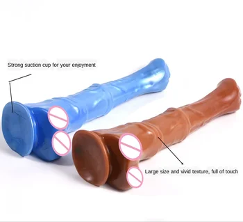 Super Big Dildo Realistic Horse Dildo Extreme Huge Penis Female Masturbators Vagina Anal Sex Toys For Women Adult Erotic Product 4