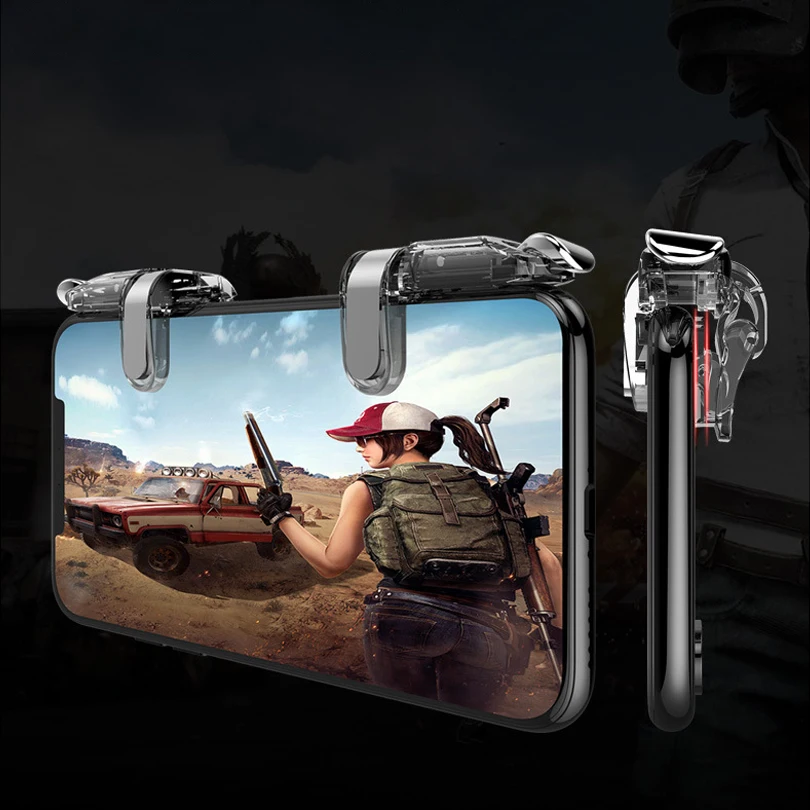 Для Pubg игровой геймпад для игра для мобильного телефона контроллер l1r1 шутер триггер Кнопка огня для iPhone Android бесплатно огонь