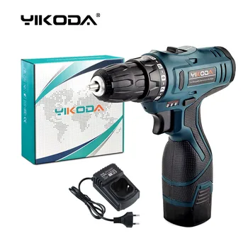 

16.8V Household Double Speed 10mm Led Light Electric Screwdriver Rechargeable Power Tools Cordless Drill