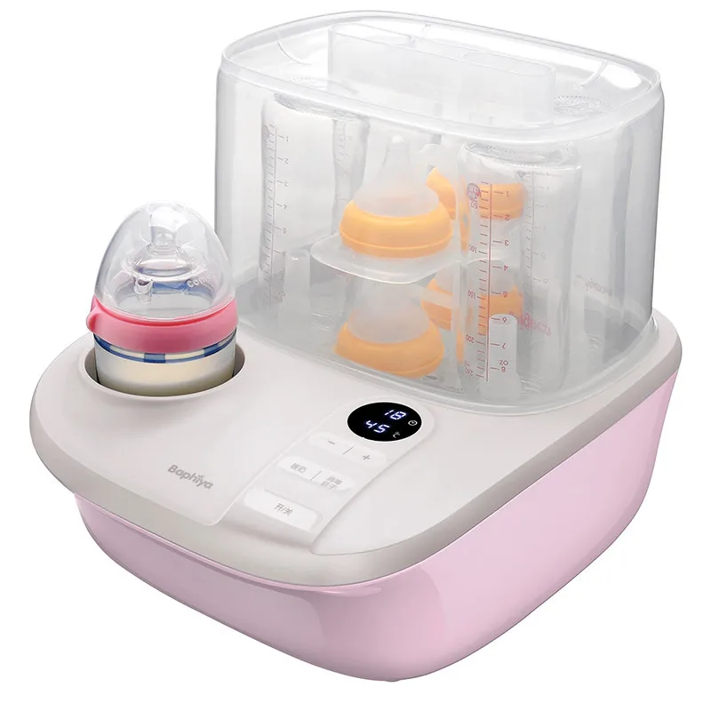 

Baby bottle sterilizer with drying warm milk three-in-one multi-function baby steam pot two-in-one disinfection cabinet