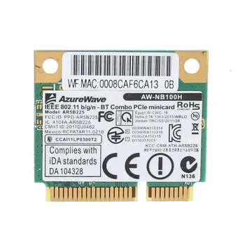 

AW-NB097H AW-NB126H AR9485 AR5B225 Half Mini PCI-Express BT4.0 Wireless Card Kit