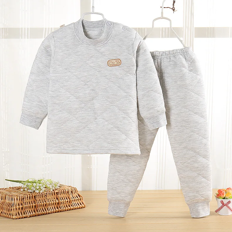 Boys Girls Pajamas Set Kids PJS 2020 Spring Fall Autumn Winter Thick Warm Toddler Children Top and Pants