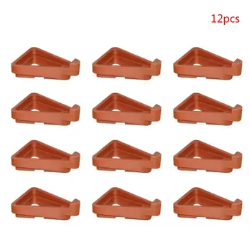 

12pcs Garden Plant Flower Pot Feet Stand Invisible Risers Toes Lifters Triangle Q39B