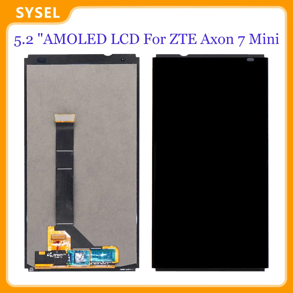 5.2 &quotAMOLED LCD For ZTE Axon 7 Mini B2017 B2017G Lcd Display Touch Screen Digitizer Replacement Panel + Frame | Мобильные