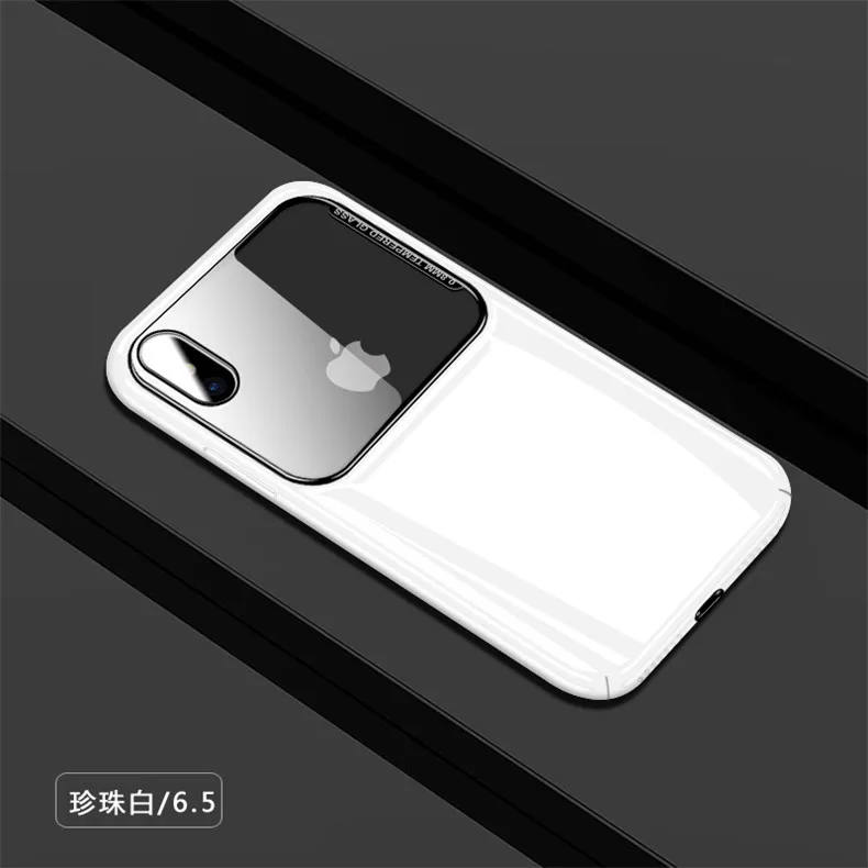 Закаленное стекло чехол для iPhone 7 8 6 6s Plus высококачественная прозрачная Мягкая силиконовая стеклянная крышка для iPhone X XR XS Max чехлы
