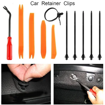 

Push pins Rivets Fastener clips Bumper Screw Plastic Assorted Replacement Trim