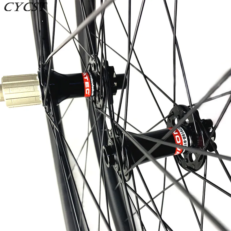 CYCST 27,5 er карбоновые колеса 35x25 мм карбоновый диск mtb велосипед колеса D791SB/D792SB 100x15 мм 142x12 мм 1423 спицы UD матовая глянцевая