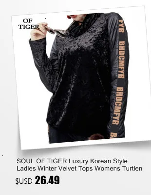 SOUL OF TIGER, корейская мода, женские футболки Харадзюку, Женская Винтажная футболка с вышивкой, Осенние повседневные свободные топы размера плюс