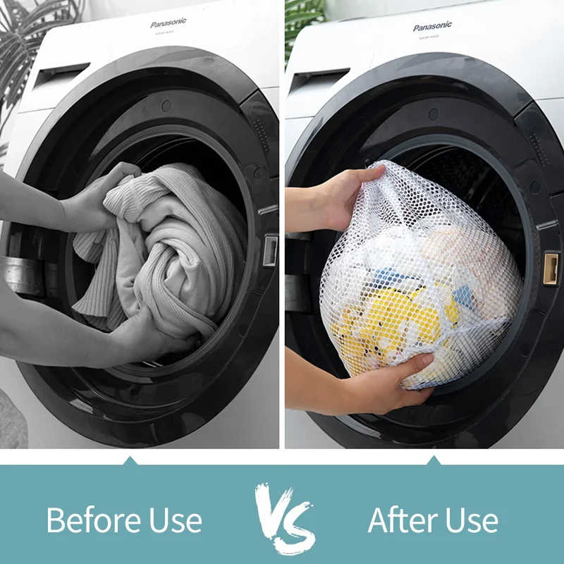 8 Sizes Washing Bags Drawstring Mesh Underwear Laundry Basket Polyester Net Washing Machine Bag Large Capacity Dirty Laundry Bag laundry bag shoe washing bag laundry basket laundry bags laundry hamper clothes basket lingerie washing bag