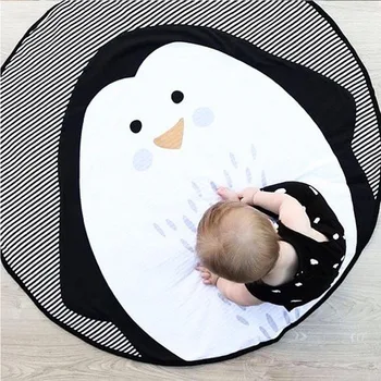 

sallybaby Children's Mat Penguin Animal Crawling Mat Baby Game Carpet Children's Room Decoration