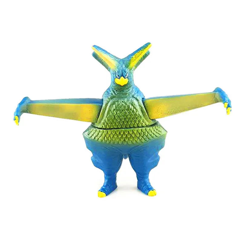 Аниме мультфильм фильм мягкие подвижные суставы куклы Ultraman Монстры Gojira фигурка модель игрушки Jongens малыш вид Speelgoed - Цвет: Коричневый