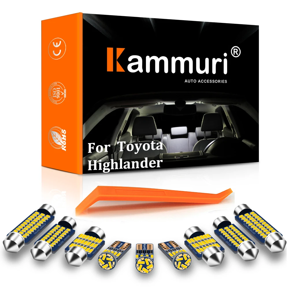 KAMMURI 14 шт. Ошибок Белый светодиодный Автомобильный интерьер светильник посылка