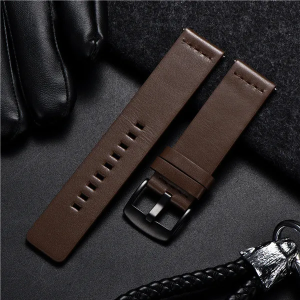 Premium Genuine Leather Quick Release Watch Strap - Sport Smart Watch Band 18mm/20mm/22mm