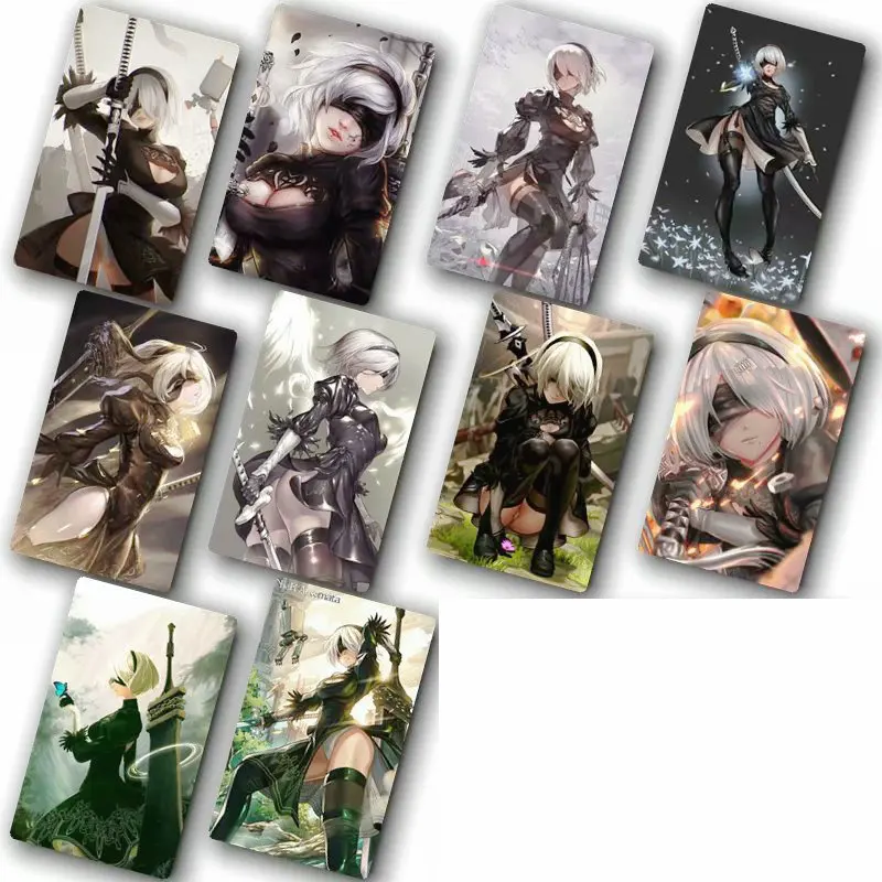 NieR:Automata Sticker 100pcs Different Style Anime Stickers Bus ID Waterproof DIY Card Stikers Classic Toys