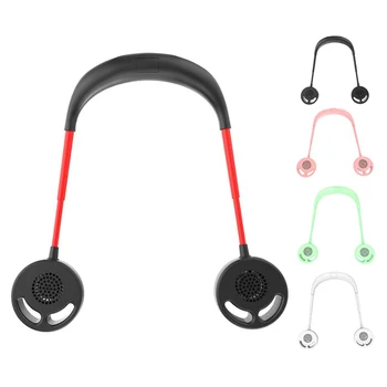 

2000 MAh USB Portable Fan Hands-Free Neck Fan Bladeless Fan Hanging Rechargeable Mini Sports Fans Air Conditioner