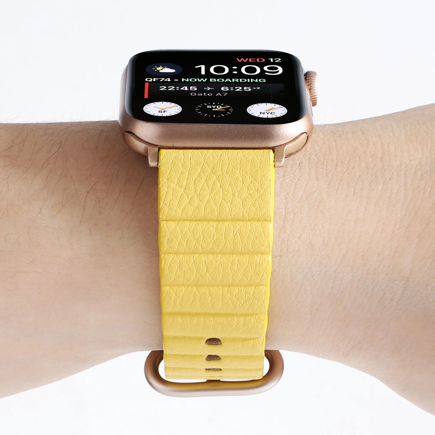 Натуральная кожа петля ремешок для наручных часов Apple Watch Series 5/4 44/40 мм браслет для наручных часов iWatch, ремешок 3/2/1 38/42 мм, ремешок для часов аксессуары