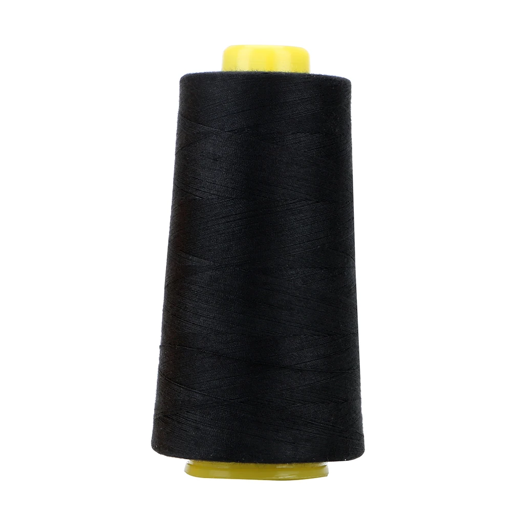Швейная нить машинная пряжа 40 S/2 нити износостойкая ручная швейная нить 3000Y Швейные аксессуары ручная строчка - Цвет: Черный