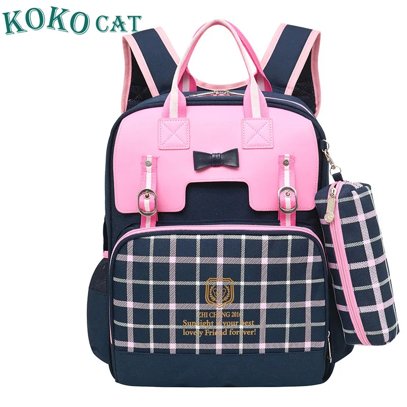 KOKOCAT новые детские сумки для девочек, рюкзак принцессы, детский школьный рюкзак, школьные сумки, водонепроницаемый рюкзак для детей 2-5 класса