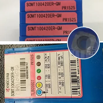 

10pcs SOMT100420ER GM PR1525 Kyocera Original Carbide Milling Inserts