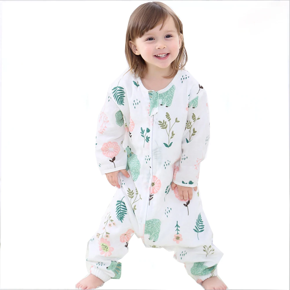 2021Baby Sleeping Bag Feet Astride Avoid Kicking The Quilt Infant Clothing Newborn Baby Suit