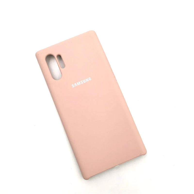 pink Чехол для samsung note10 plus, чехол для note10 pro, силиконовый чехол, шелковистая мягкая отделка, задняя защитная крышка для galaxy note 10 note10 - Цвет: pink