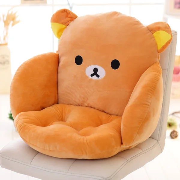 Rilakkuma Q007 Милая мультяшная Подушка на стул для домашнего декора и офиса, утолщенная подушка на сиденье, диванная декоративная подушка для дома, автомобильное кресло - Цвет: Rilakkuma