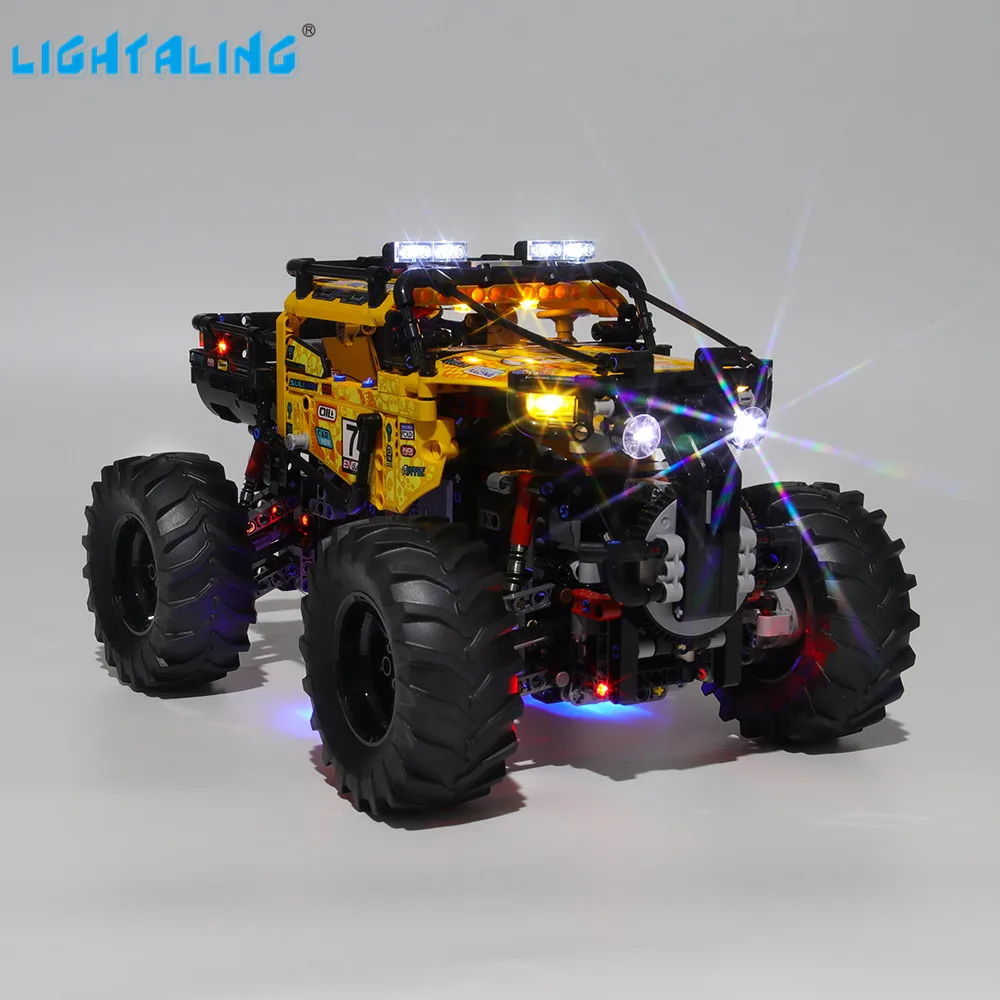 

Lightaling Led Light Kit For Technic 4X4 X-treme Off-Roader Toys Building Blocks Compatible With 42099 ( Lighting Set Only )