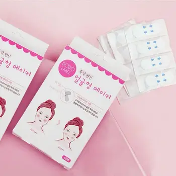 

40Pcs/Set V-Shape Face Lift Tool Face Label Lift Up Fast Maker Chin Adhesive Tape Makeup Face Lift Tools