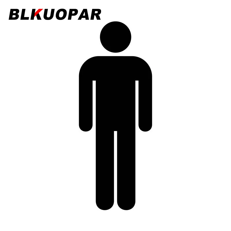 BLKUOPAR для мужчин силуэт комнаты виниловые наклейки автомобильные бампер знаки