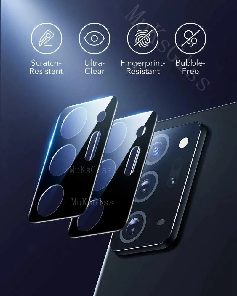 High Aluminum Back Camera Lens Tempered Glass For Samsung Galaxy Note