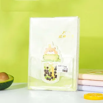 

Signature Milk Tea A5 Creative PP Rubber Sleeve Notebook Student Cute Handbook Notebook Notebook Stationery Homework Book Gift