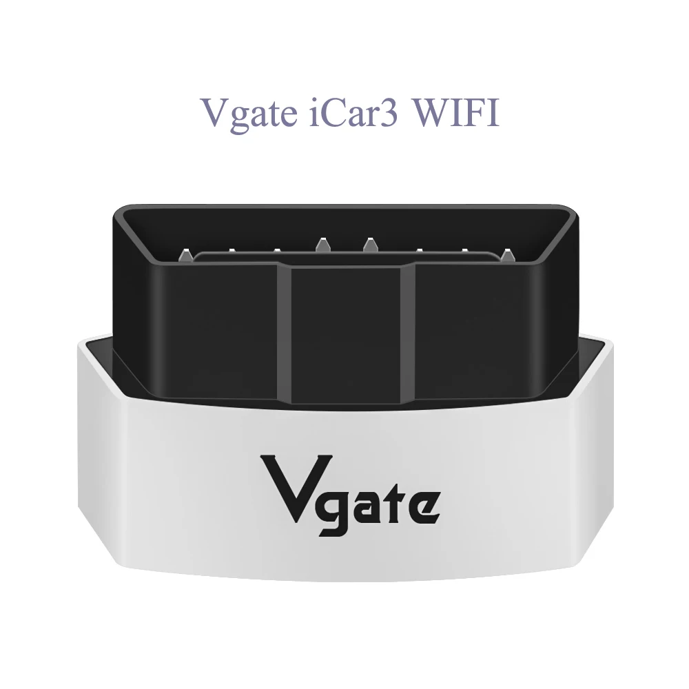 Vgate iCar 2 ELM327 obd2 iCar Pro сканер elm 327 V2.1 obd 2 wifi iCar 2 автоматический диагностический сканер для android/PC/IOS - Цвет: icar 3 WIFI Black