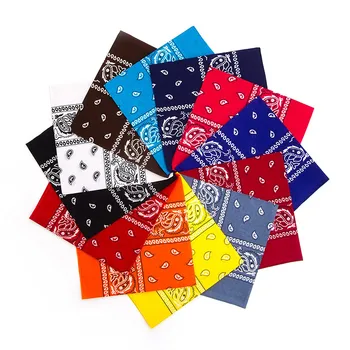 

2020 Girls Hair Accessories Bandana Square Scarf Female Bandanas Headwear Women Hair Tie Band Head Scarf Dropshipping ##5