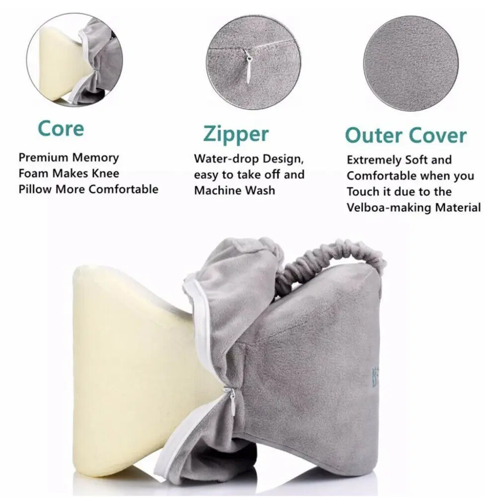 Memory Foam наколенник подушка для ног Подушка для поддержки сна боковые Шпалы