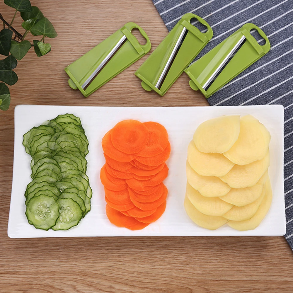 Kitchen Manual Cutting Machine Stainless Steel Interchangeable Blade Potato Peeling Svegetable Shredder Kitchen Accessories