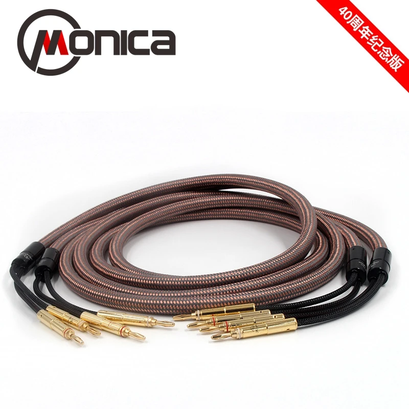 

Accucabo фазный Accuphase Falante Hifi OCC Orador Fio de Copper Puro De Ar с Plugue Banana bancu a Ouro