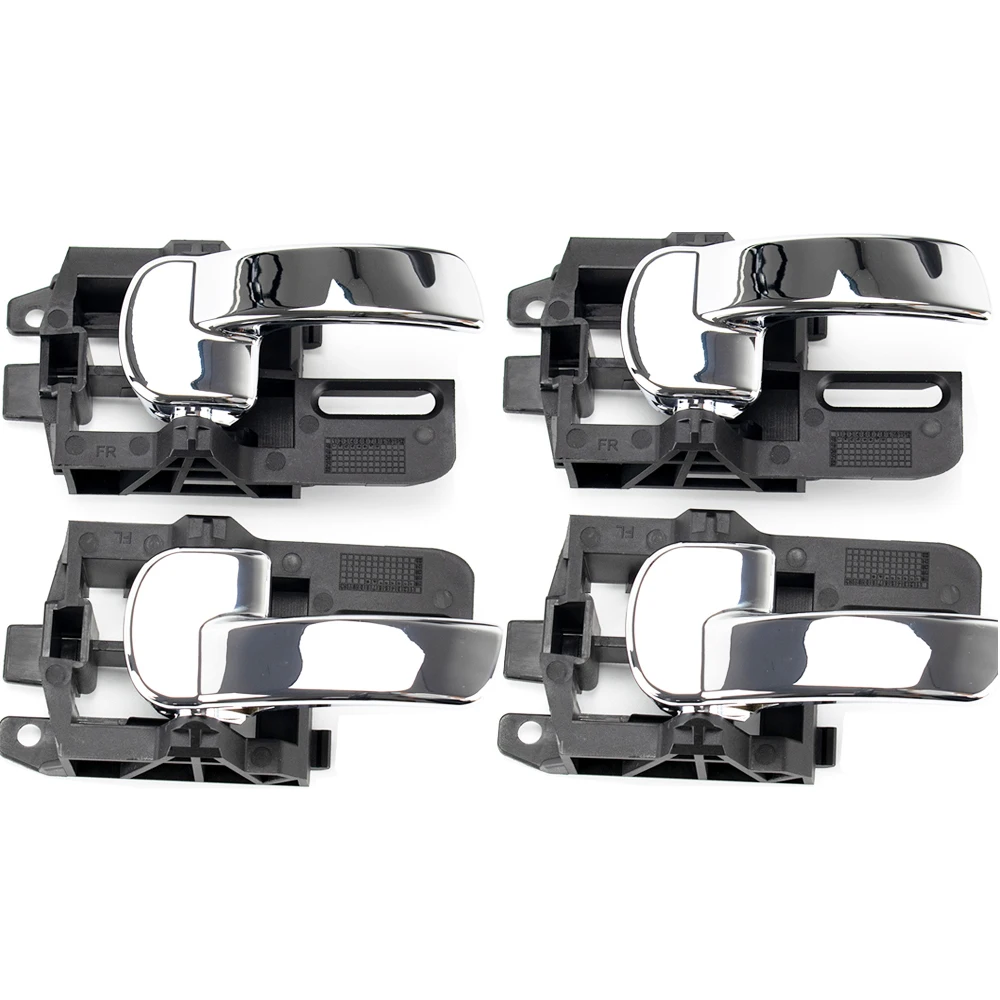 Innen Vorne + Hinten Tür Chrom Griff links und rechts paar Seite Fit Für  Nissan Qashqai 2007-2013 J10 JJ10 80670JD00E - AliExpress