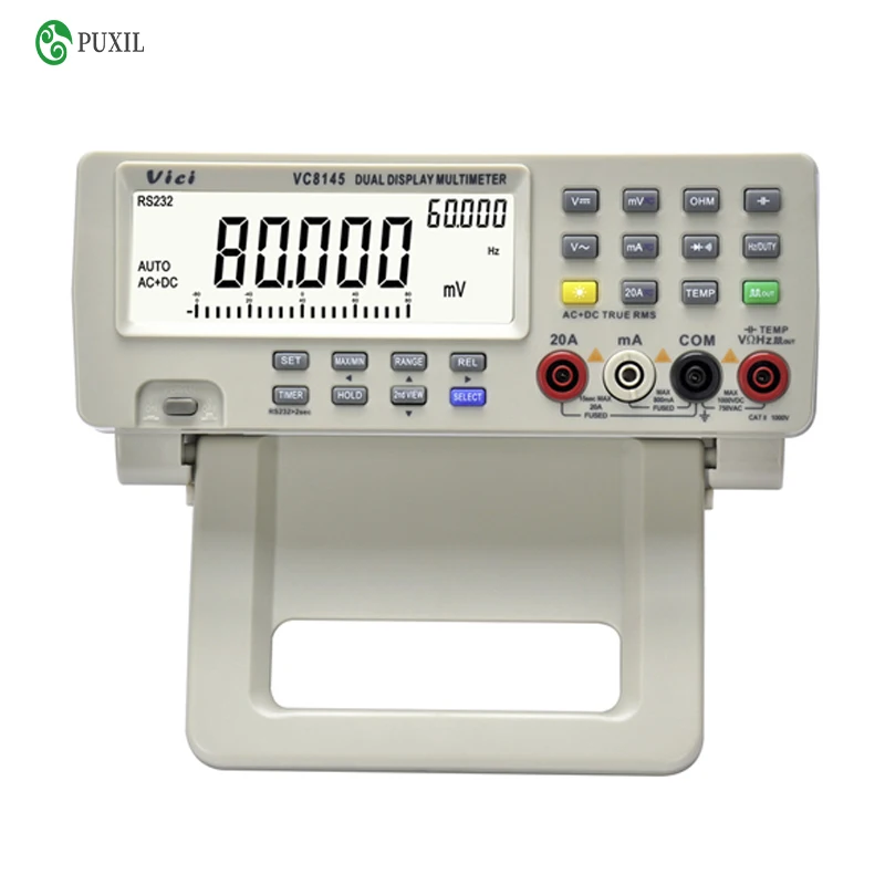

Desktop Digital Multimeter VC8145 High Precision Dual Display Multimeter