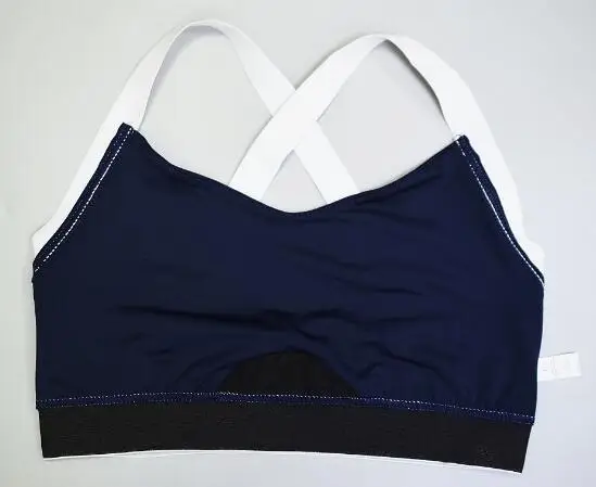 sport Bra Женский спортивный костюм, колготки, спортивный костюм для фитнеса и йоги, спортивный комплект для женщин, спортивная одежда, тренировочный комбинезон из двух частей, укороченный топ - Цвет: sport Bra