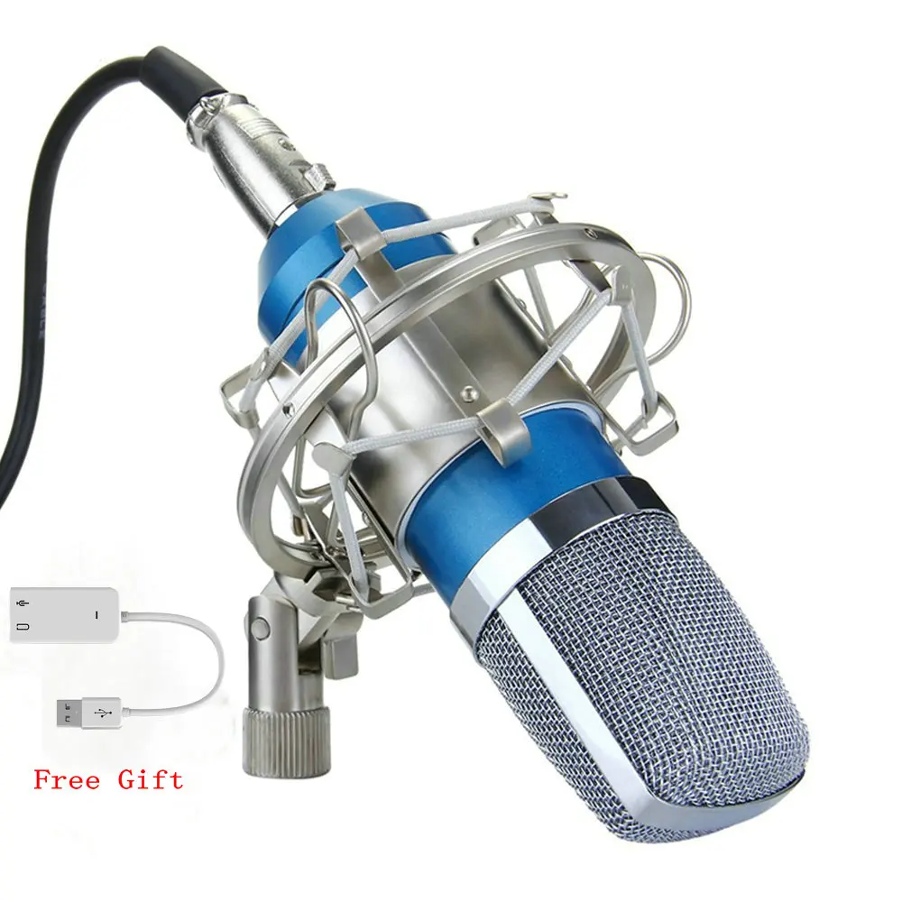 Комплект микрофона BM700 XLR профессиональный кардиоидный Студийный конденсаторный