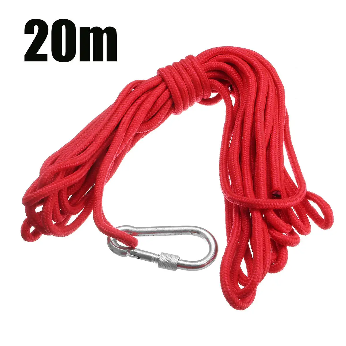 20m rope D48mm 90 кг сильный спасательный неодимовый магнит Deap Морской рыболовный магнит восстановление извлечение сокровище Охота Магнитный - Цвет: 20m rope