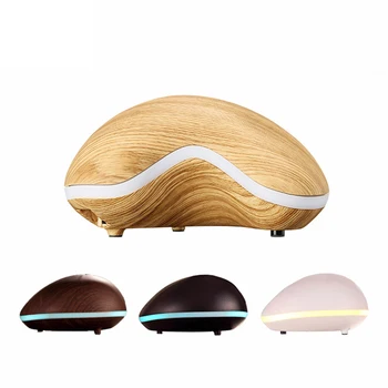 

150ml Aroma Humidifier Wood Grain Cool Mist Humidifier Ultrasonic Essential Oil Diffuser for Office Home Bedroom Yoga Spa