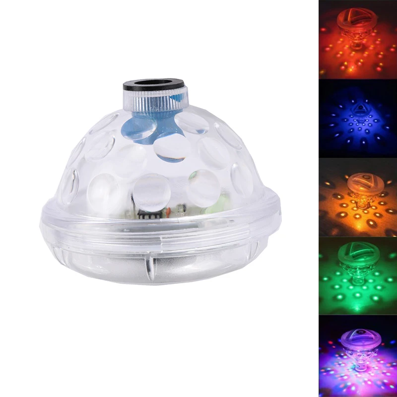 4 красочных фонаря плавающий светильник RGB светодиодный прочный подводный светильник лампа безопасности Путь Романтический бассейн атмосфера светодиодный для дома