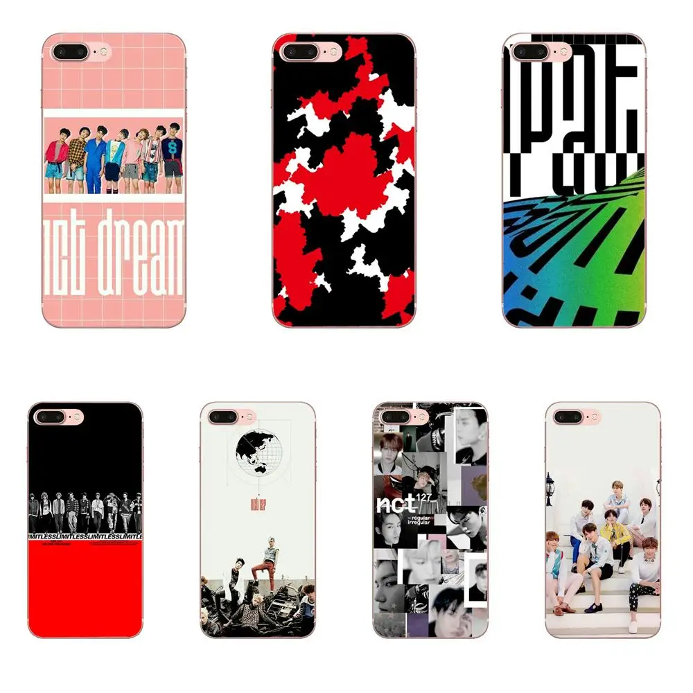 Мягкий прозрачный чехол для Apple iPhone 4 4s 5 5C 5S SE 6 6S 7 8 Plus X XS Max XR Nct 127 Kpop Boy уникальный