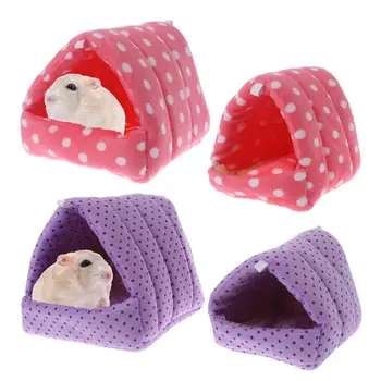 

Small Animal Hamster Hammock Guinea Pig Sleeping Bed Cage Winter Warm House Drop Ship Support