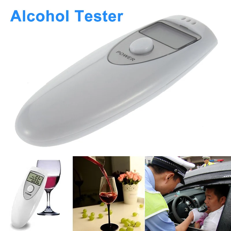 Professional Digital Alcohol Tester Handheld Alcohol Meter with LCD Display